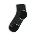 thumbnail image 3 of Wrangler Essential Cool Comfort Men’s Full-Cushion Quarter Socks, 6-12, Charcoal Heather, 6-Pack, 3 of 8