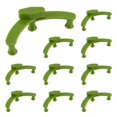 thumbnail image 1 of Clip de estilo, extractor de ramas, herramientas de jardinería, abrazadera de fijación de ramitas, reutilizable, verde, 125X15mm, 10 Uds., doblador de ramas de plantas, 1 of 5