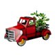 thumbnail image 5 of Advancent Maceta solar de resina de estilo retro Maceta de camión con luz de coche Maceta de planta para jardín al aire libre Decoración de Jardín y Patio Rojo, 5 of 6