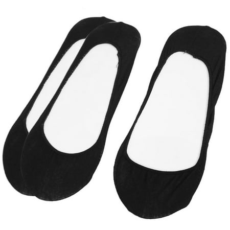 Women Magenta Low Footsie Hosiery Elastic Ankle Invisible Boat Socks 3 Pairs