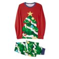 thumbnail image 5 of Family Matching Christmas Pajamas Christmas Tree Print Top Pant Sleepwear Set Soft Sleepwear, 5 of 10