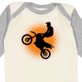 thumbnail image 4 of Inktastic Motocross Rider Freestyle Sports Boys Long Sleeve Baby Bodysuit, 4 of 5
