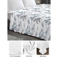 thumbnail image 6 of Asian King Size Flat Sheet, Wrinkleproof & Fadeproof Cooling Flat Bed Sheet Only, Oriental Chinese Traditional Ink Painting Natural Breathable Soft Bedding Top Sheets 105 x 98 Inches, 6 of 8