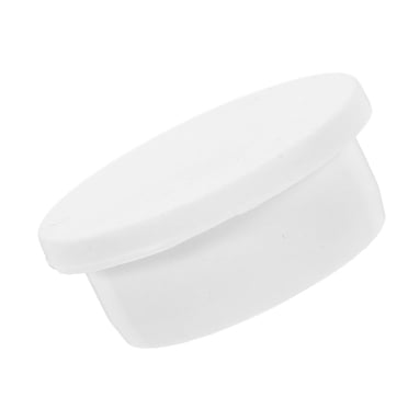 IBASETOY PVC Pipe End Cap White Replacement Plug for Protective Sealing and Easy Installation