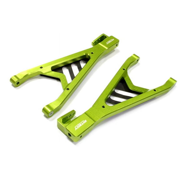 Integy RC Toy Model Hop-ups T4153GREEN Billet Machined Type II Rear Lower Suspension Arms for Traxxas 1/10 Revo, E-Revo