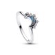 thumbnail image 1 of Anillo de sol, luna y estrella para mujer, sortija brillante con temperamento elegante, accesorios de joyería para fiesta, regalo, novedad de verano, 2023, 1 of 4