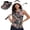 250 Years American Flag, variant on Yuyamidu Bling Sparkling Pink Print Women's Sleeveless Golf Shirt and Sports Sun Visor Hat Set Breathable Lightweight Outfit for Tennis Golf, Size XS
