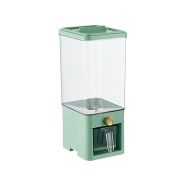 MOQIN 3.75L Rice Dispenser, Large Grain Container Storage with Lid Measuring Cylinder Moisture Proof Household Cereal Dispenser Bucket for Kitchen Soybean Corn