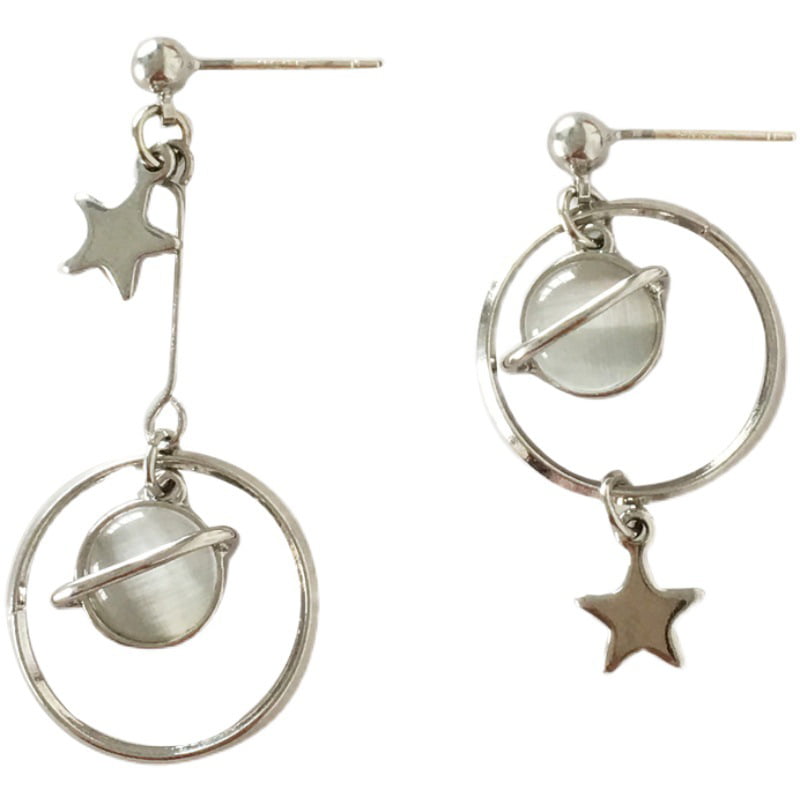 Curved Cut Out Heart Dangle Earrings 925 Sterling Silver Corona Sun Jewelry 