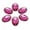 Hot Pink, variant on U8MO 100 Flatback Acrylic Faceted Oval Sewing Rhinestone Gems 13X18mm Sew on beads-Pink