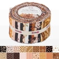 thumbnail image 3 of Jelly Roll Fabrics for Quilting 40 Strip 2.5" Cotton Strips Bundles, Perfect Quilting Fabric for Craft Project, Precut Quilt Fabirc, Cotton Strips for Home Dcor, Blanket, Rugs - Earthy Elegance, 3 of 7
