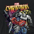 thumbnail image 2 of TRANSFORMERS ONE Cybertron Group Women's Crop Top T-Shirt, Black, Small, 2 of 5