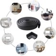 thumbnail image 4 of Tira anticolisión para esquinas de muebles de 2 m (negro, adhesivo de 4 m gratis), protector de espuma de seguridad de 2 m, ángulo recto, kit de seguridad para proteger bien a los niños, 4 of 5