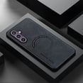 thumbnail image 2 of Magnetic For Magsafe Leather Case For Samsung Galaxy S24 S23 S22 Ultra S23 FE S21 Plus Luxury Wireless Charge Phone Back Cover, 2 of 5