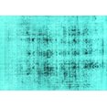 thumbnail image 1 of Ahgly Company Indoor Rectangle Abstract Turquoise Blue Modern Area Rugs, 5' x 8', 1 of 4