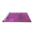 thumbnail image 2 of Ahgly Company Machine Washable Indoor Rectangle Oriental Purple Traditional Area Rugs, 7' x 10', 2 of 4