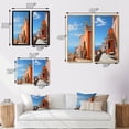 thumbnail image 4 of Designart "Tones Fontanas Italy Terracotta wall art V" Italy Wall Art Set Of 2 - Peach Landscapes Canvas Set For Living Room Decor, 4 of 7