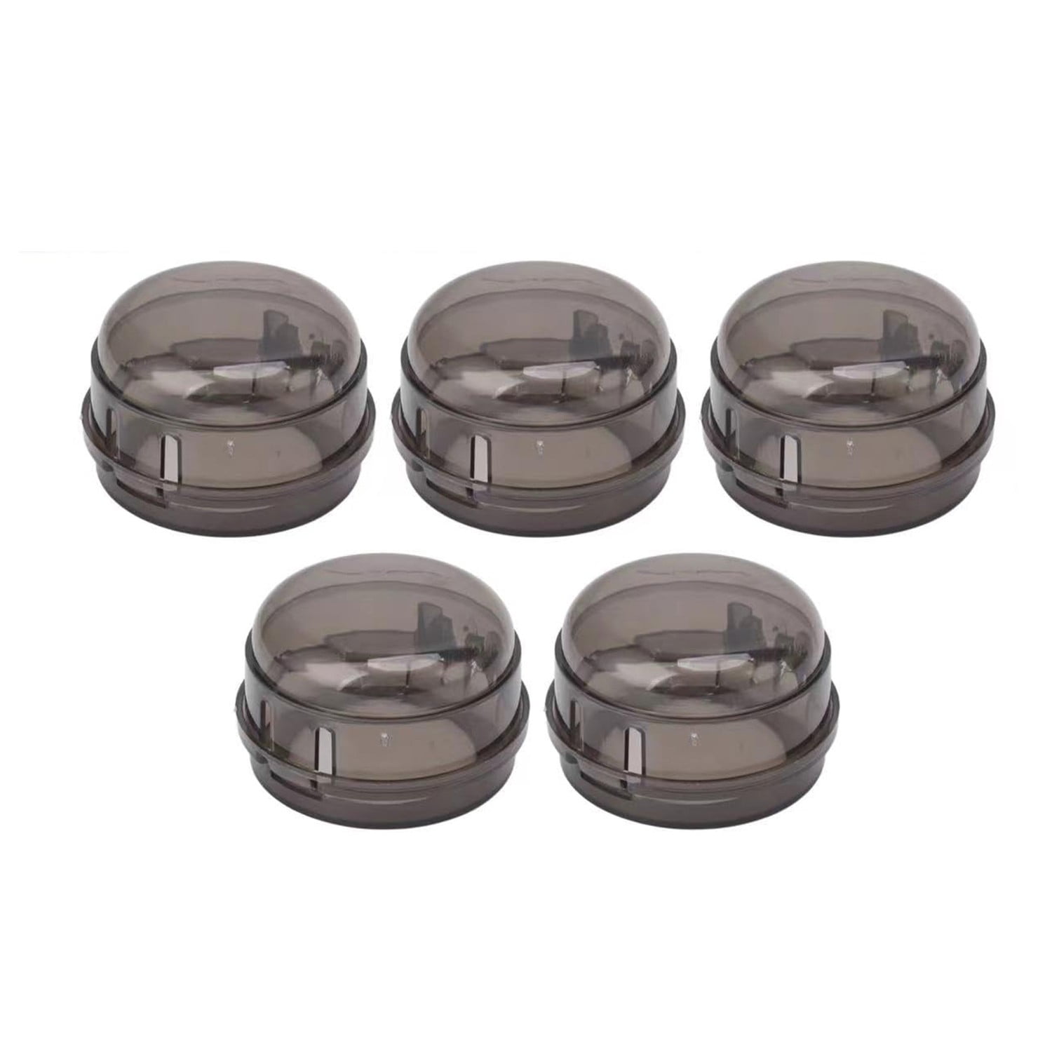 BMYJ Stove Knob Covers for Child Safety - 5-Pack Childproof Stove Knob Covers | Adhesive Anti-Turn Safety Locks for Oven/Stove | Baby-Proof Kitchen Safety Accessories