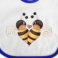 thumbnail image 4 of Inktastic Valentine's Day Bumble Bees Boys Baby Bib, 4 of 4