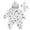 White, variant on Ticikt Toddler Raincoat Boys Girls Rain Poncho Waterproof Kids Rain Jacket Children Rainwear,Color:Light Gray,Size:2-3 Years