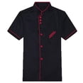 thumbnail image 5 of Unisex Short Long Sleeve Chef Jacket Coat Hotel Kitchen Service Uniform Workwear, 5 of 5