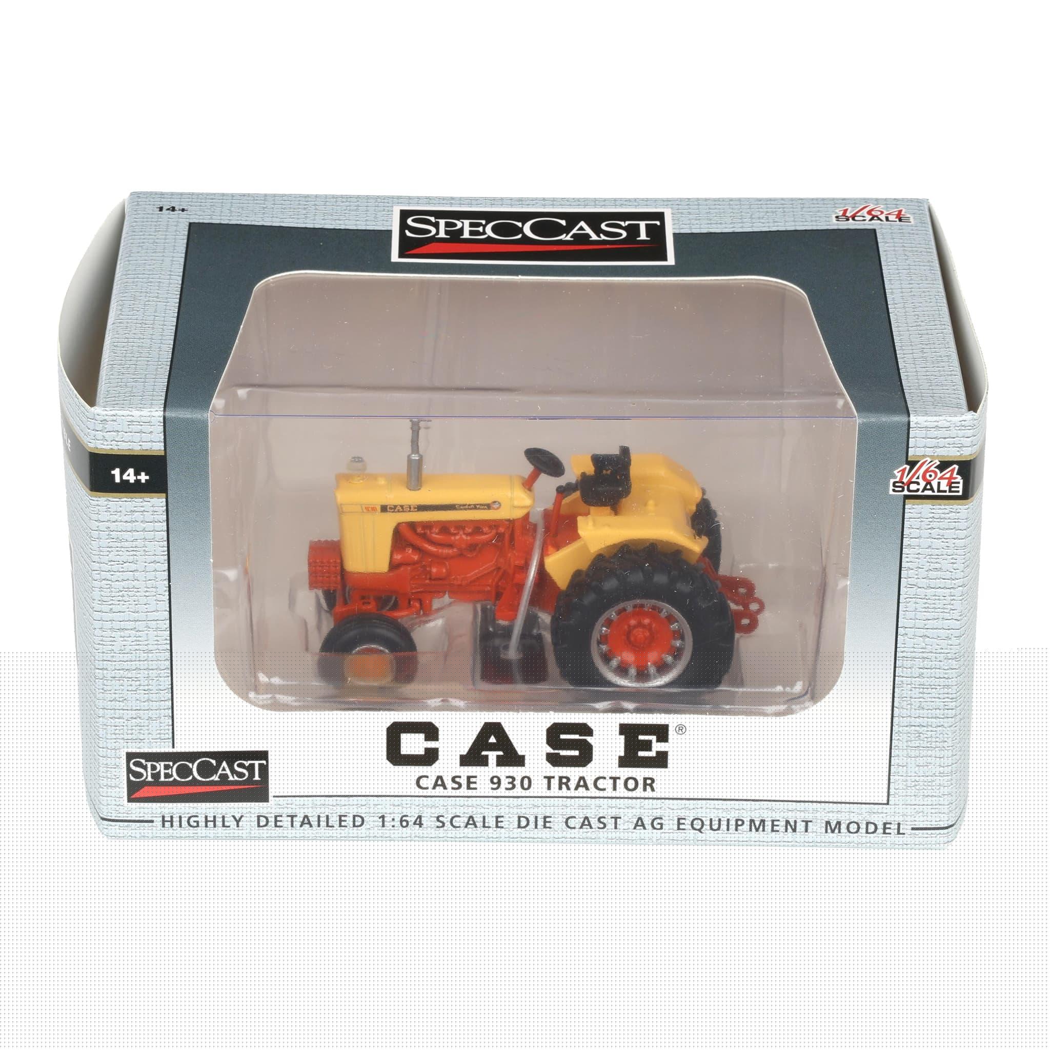 thumbnail image 7 of Case 930 Open Station Tractor Yellow and Orange 1/64 Diecast Model by SpecCast, 7 of 7