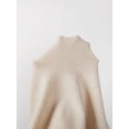 thumbnail image 5 of Women's   Knit Top Mock Neck Surplice Front Long Sleeve Fitted Slim Fit Stretchy Pullover for Fall Winter Layering Office Commute Date Night Outfits, 5 of 8