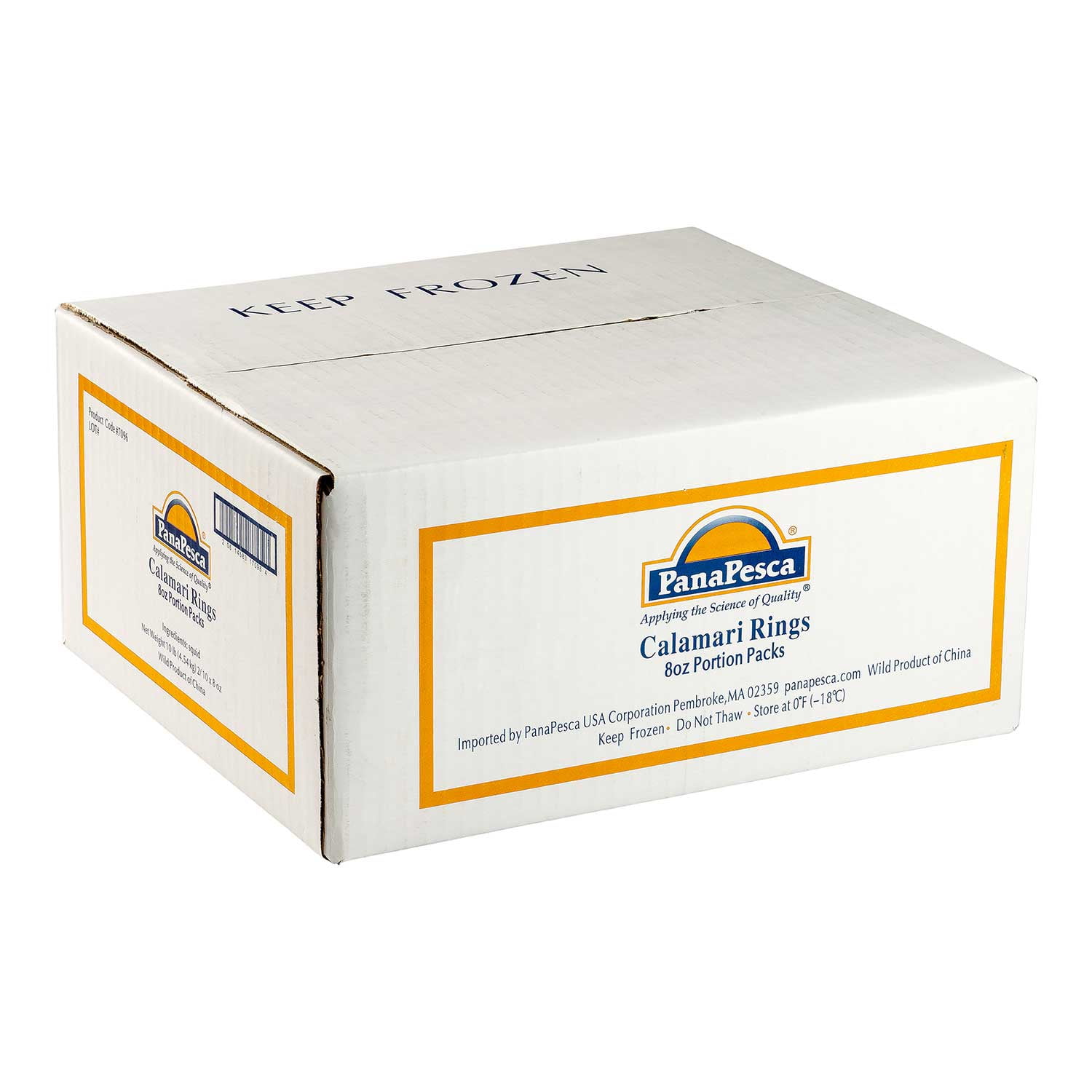 Pana Pesca Squid Todarodes 1/2 Rings Portions, 5 Pound -- 2 per case.