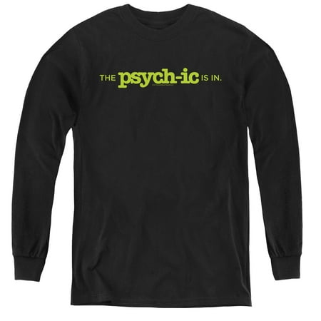 Psych - The Psychic Is In - Youth Long Sleeve Shirt - Large