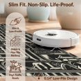 thumbnail image 6 of Design&I 8'x10' Washable Area Rug Trash Lettering Phrase Motifs Decorations Accessories for Living Room, Family Extra Large Skid-Resistant Low Profile, 6 of 7