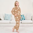 thumbnail image 6 of Fluffy Pajamas Set Fuzzy Winter Warm Pj Sets Pullover Tops and Long Pants Adorabledandelion Pattern X-Large, 6 of 8