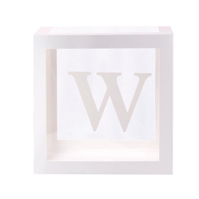Gift Boxes Walmart+ Week Aqestyerly Letter Box Transparent Gift Box Children Birthday Baby Party Decoration