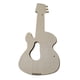 thumbnail image 4 of Adorno colgante de guitarra para pintar, ideal para motricidad fina, para manualidades de madera. Oval, 4 of 9