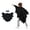 A, variant on Halloween Wing Cape Dress Up Accessories, Skeleteen Bat Wings Clothing, Black Cute Cozy Halloween Vampire Dress for Dragon, Vampire or Bat Costumes,A