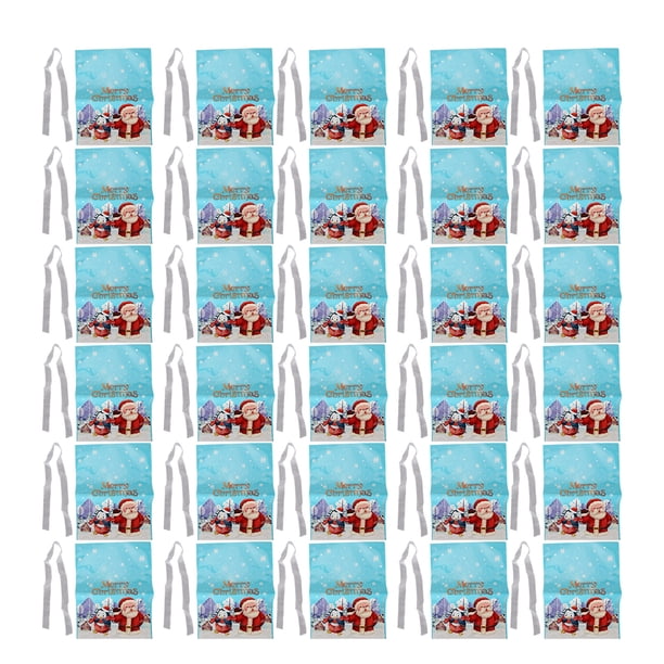 Bolsa de regalo de Navidad 30 piezas bolsa de regalo de Navidad bolsa de embalaje de plástico de pingüino de Papá Noel bolsa de regalo ligera reutilizable de 12x9 pulgadas ANGGREK Otros