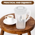 thumbnail image 2 of unbranded Beverage Pitcher White Safe and Practical Container for Water and Juice, 2 of 8