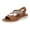 Brown, variant on Rokment Womens Comfortable Platform Wedge Walking Sandals 2026 Stylish Casual Suede Buckles Elastic Ankle Strap Slip on Slingback Dressy Summer Shoes Beige Size 5.5