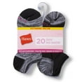 thumbnail image 2 of Hanes Girls Extreme Value 20 Pack No Show Socks, Size S-L, 2 of 5