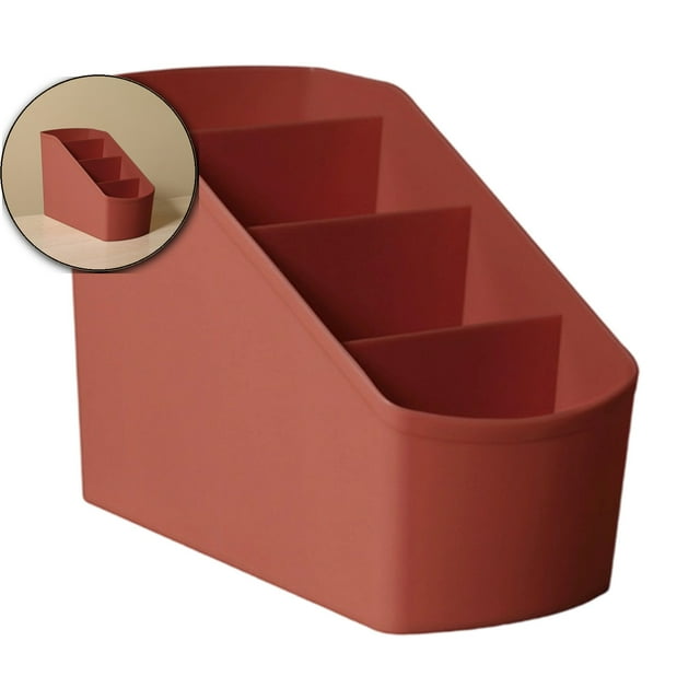 Dvruxg Multifunctional Plastic Desk Organizer, Art Supply Caddy, Bathroom Countertop Storage Tray for Home Office Use
