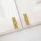 thumbnail image 4 of Perilla de puerta de armario de latón macizo en forma de T, manija universal para muebles para cajón/armario de cocina/puerta - 50 mm (2 piezas), 4 of 5