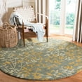 thumbnail image 2 of SAFAVIEH Soho Clara Floral Wool Area Rug, Grey/Multi, 3'6" x 5'6", 2 of 10