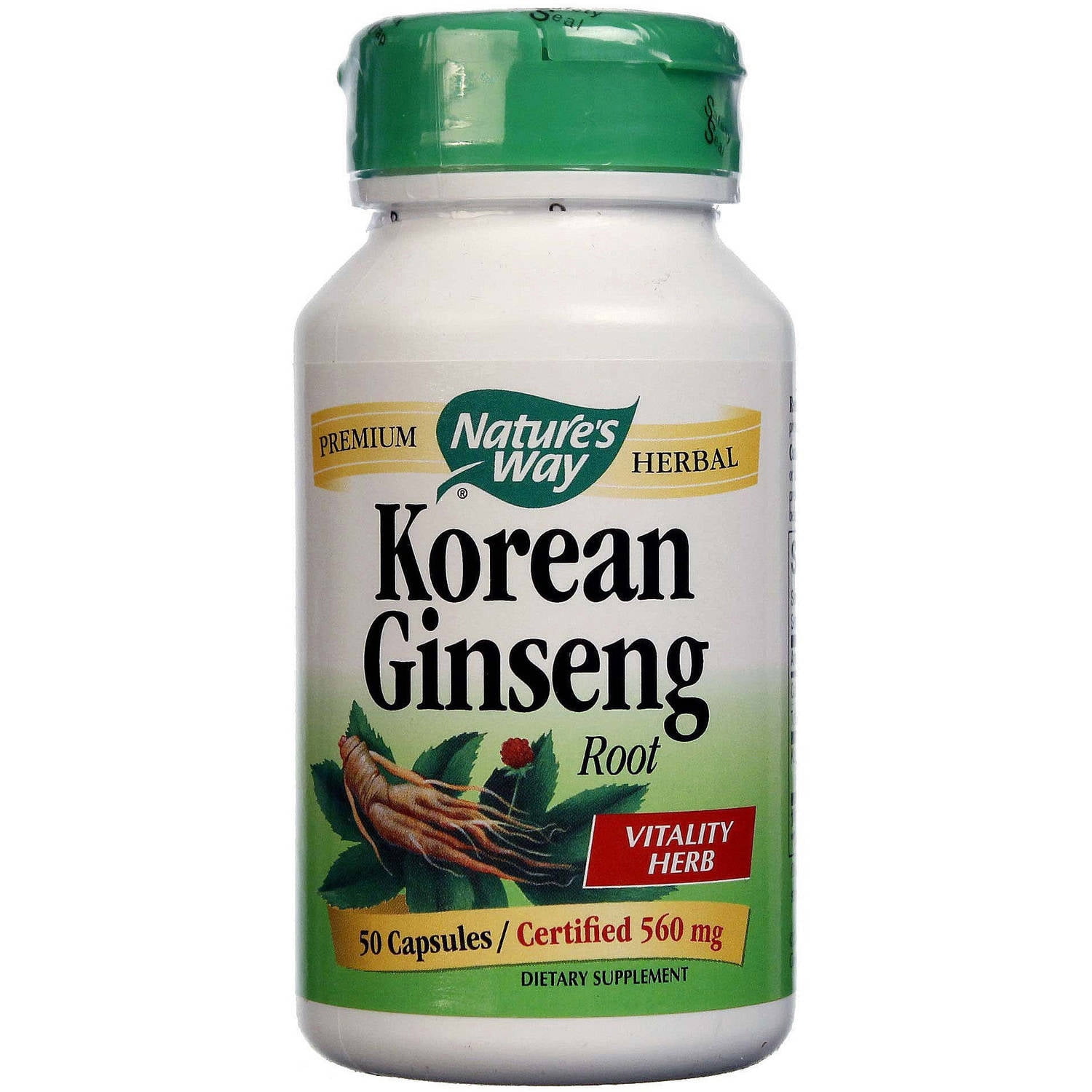 Nature's Way Korean Ginseng Capsules, 50 CT