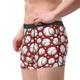 thumbnail image 2 of Uemuo Cute Baseball Pattern Men's Boxer Briefs,Trunk Anti-Chafing,Comfortable, Durable, and Stylish Underwear-XX-Large, 2 of 9