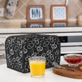 thumbnail image 6 of Yiaed Snake Print Two Slice Bread Machine Cover, Universal Size Kitchen Appliance Cover for Bread Machine,Bread Machine Cover, 6 of 7