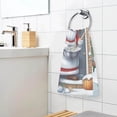 thumbnail image 3 of SKYSONIC Hand Towels Set - Christmas Santa Home Print for Bathroom Kitchen Travel 16×28 in/2 Pcs, Cotton Bath Towels Lightweight Quickdry for Bathroom Ktichen Travel SPA Gym, 3 of 7