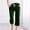 15 Green, variant on Feimerou Capri Pants for Women with Drawstring and Pockets Casual Summer Cropped Pants Straight Leg Elastic Waist Cotton Linen Pants