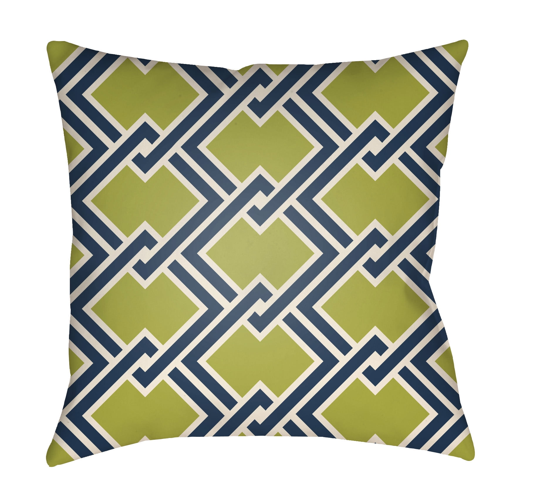 Indoor Outdoor LTCH11002222 Square 22" x 22" Pillow Cover + Polyfill