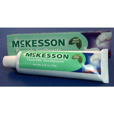 - McKesson Toothpaste 16-9571 1.5 oz 1 Each, Mint Flavor