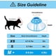 thumbnail image 4 of Cono para perros pequeños, collar isabelino ligero y suave ajustable de 8 a 9,6 pulgadas para perros pequeños y gatos grandes para dejar de lamer las heridas después de la cirugía(blue), 4 of 5