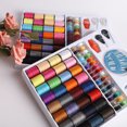thumbnail image 1 of Sewing Thread Set 64 Color DIY Knitting Rope Woven sewing DIY rope sewing Handicraft Thread Sewing Tool Kit Needle Box Color Random, 1 of 9